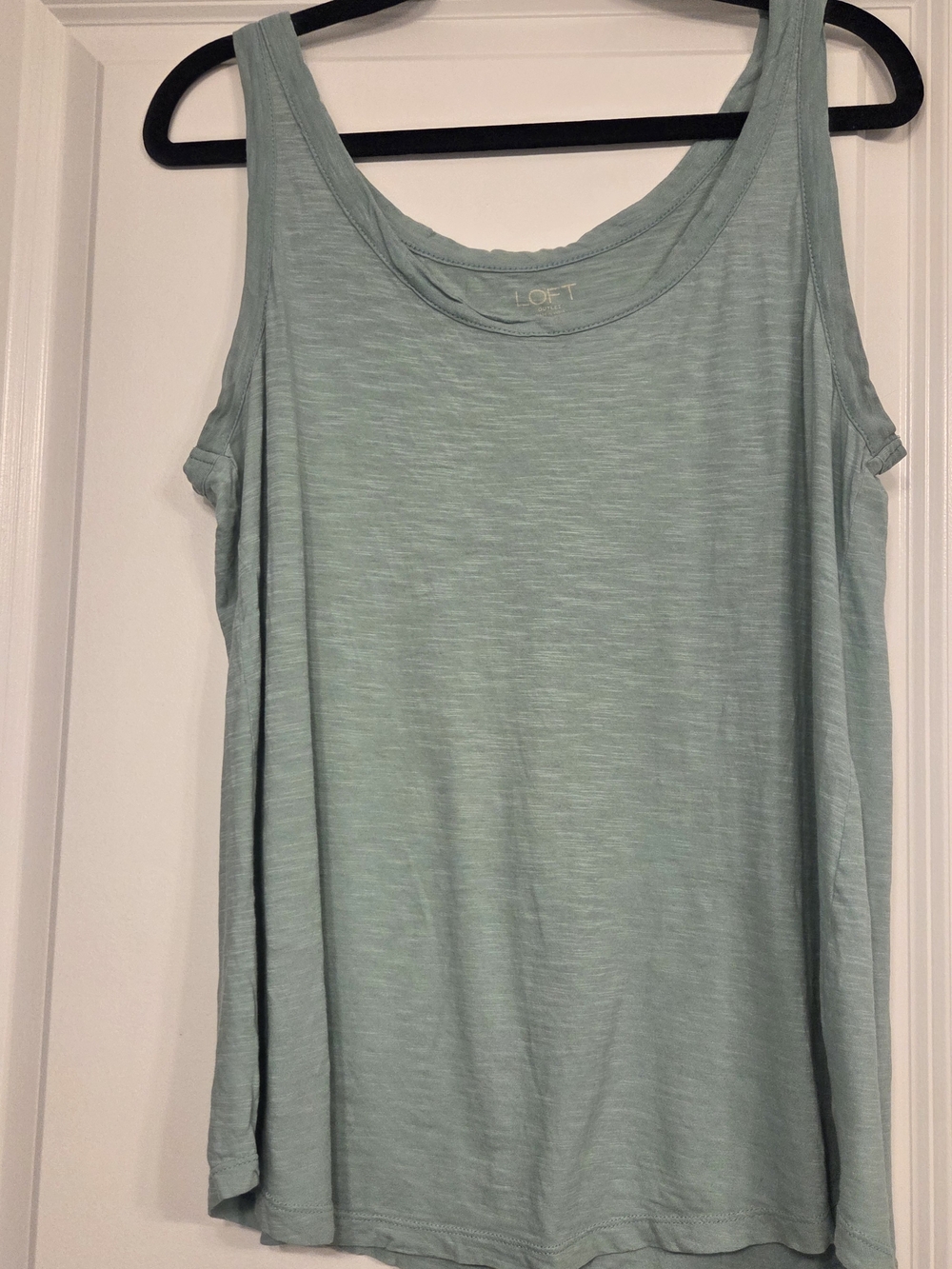 LOFT Mint Green Scoop Neck Tank Top